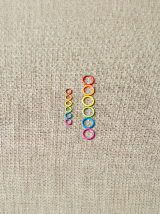 Stitch Markers | Colorful Ring - Small by Cocoknits sold by Lift Bridge Yarns