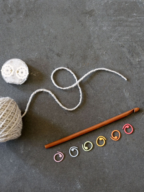  Stitch Markers | Colorful Split Ring by Cocoknits sold by Lift Bridge Yarns