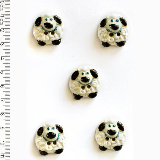 Sheep Buttons | 5 ct