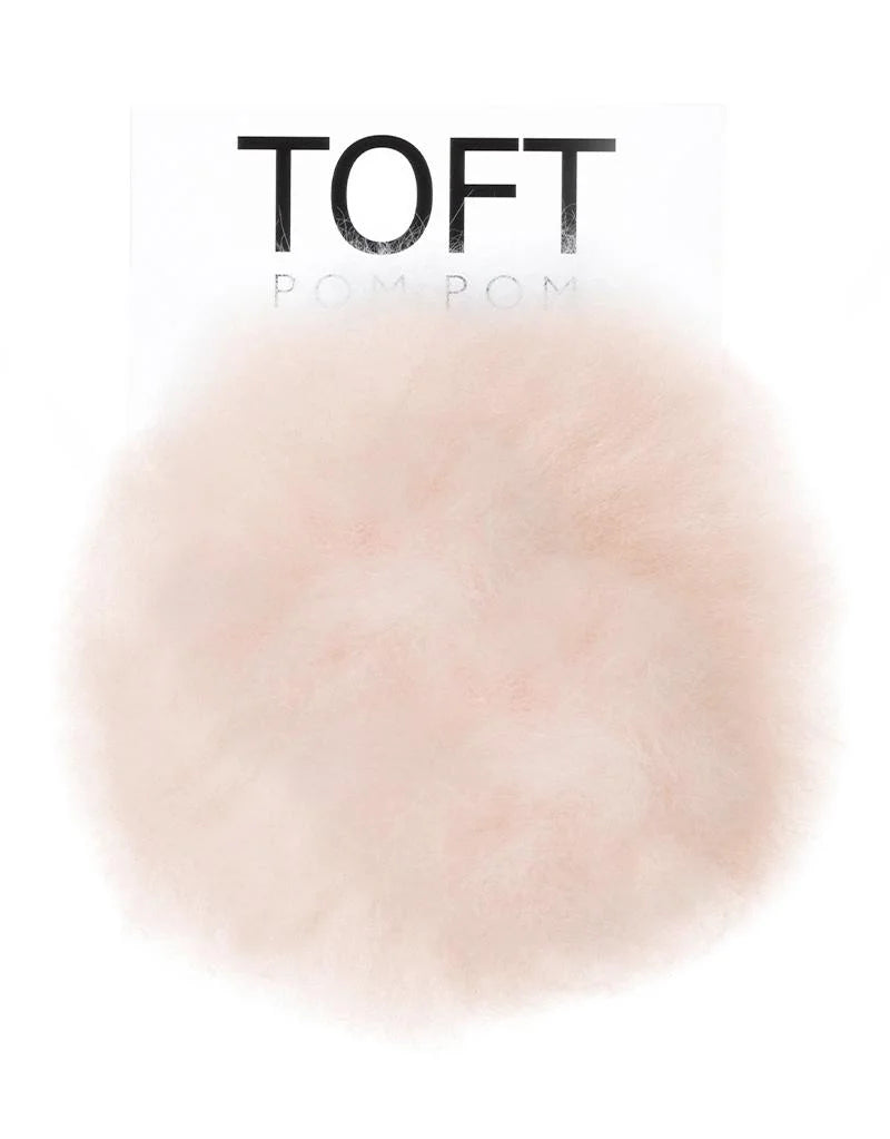 Alpaca Pom Poms | Colorful & Natural (With Snap) Coral | Notions