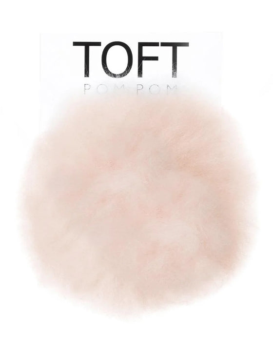 Coral Alpaca Pom Poms | Colorful by TOFT sold by Lift Bridge Yarns
